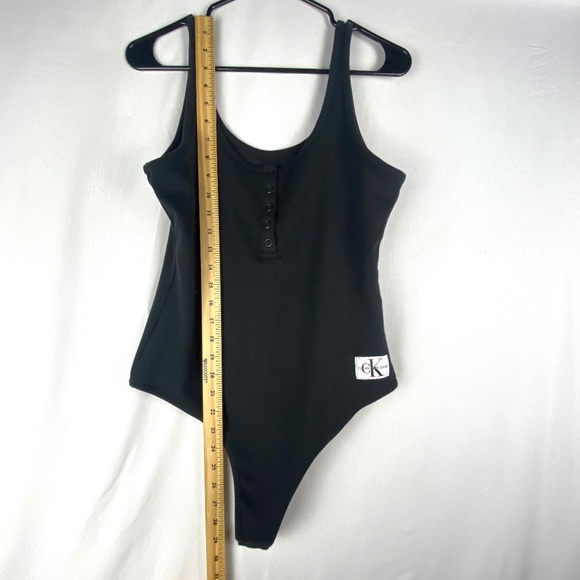 Calvin Klein Henley One Piece Body Suit - Picture 1 of 5